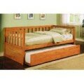 Wooden Stickley-style Daybed with Trundle